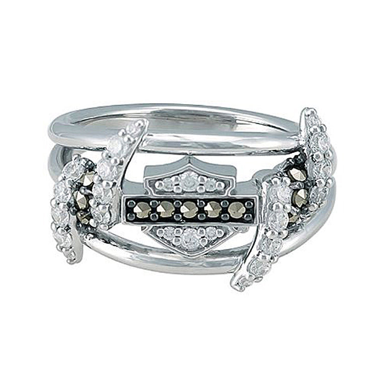 Buy Zaveri Pearls Silver Tone Barat Design Finger Ring-ZPFK16650 Online At  Best Price @ Tata CLiQ